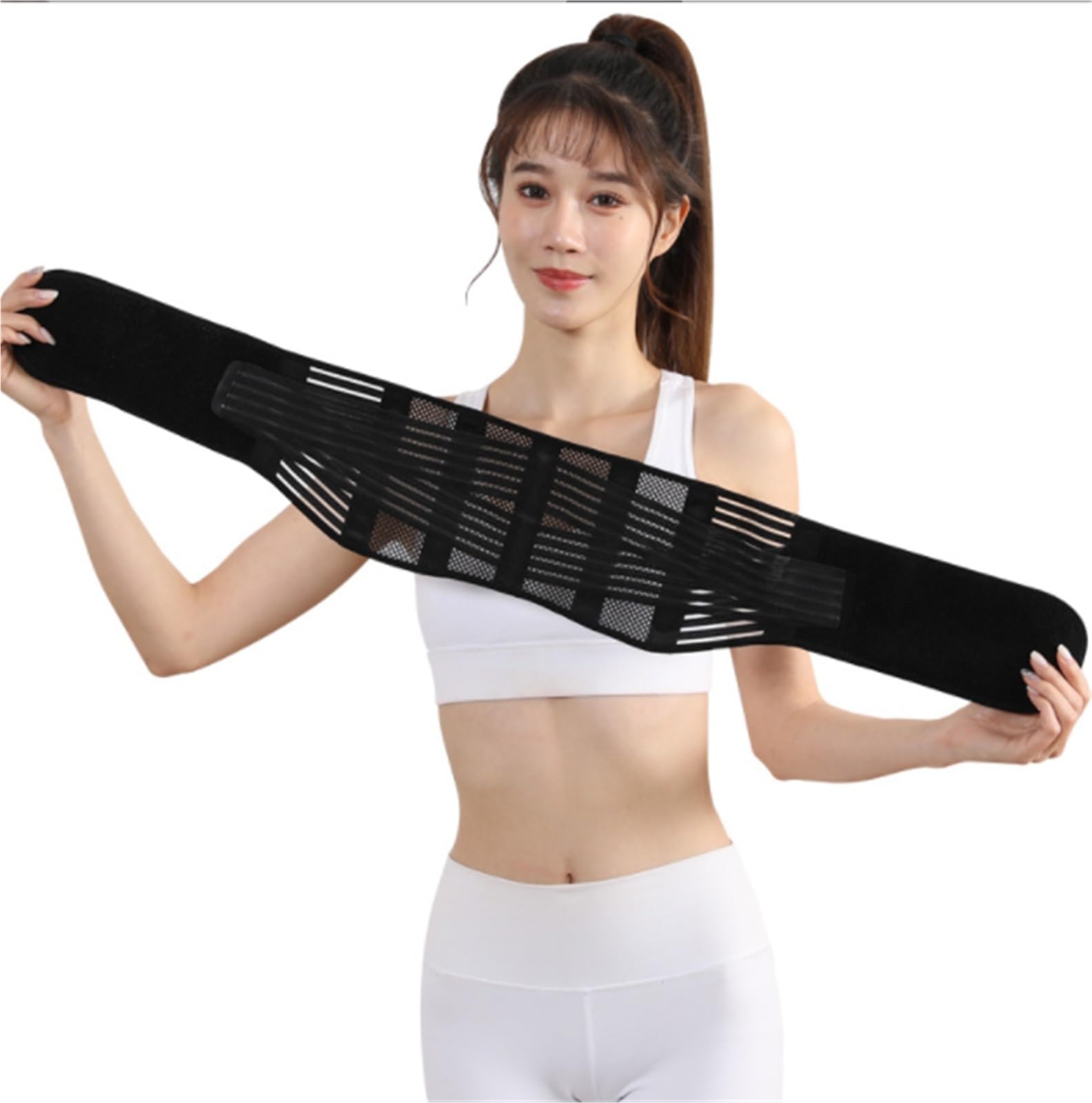 TTDGYYXW Supporto per la Schiena Cintura di Supporto per la Parte Bassa della Schiena Unisex Cintura di Compressione per l'anca Cintura di Supporto per Bacino Lombare(XL)