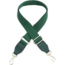Purse Straps Replacement Crossbody 2pcs Purse Strap Bag Strap for Cross Body O Bag Belt Accessories DIY Women Shoulder Bag Handles Handbag Straps for BagNO.1060Dark Green,Silver