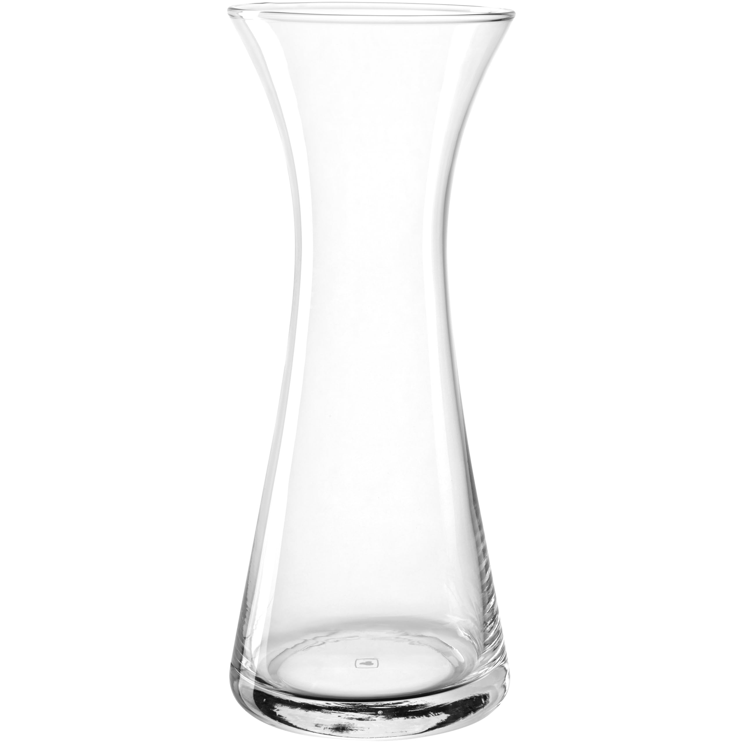 LEONARDO HOME GIA Vase • 1 Piece • Timeless Glass Vase • Transparent Flower Vase for Tied Bouquets • Diameter 6 cm • Classic Design for Any Situation • Height 28 cm • Clear • 025372