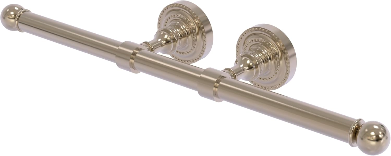 Allied Brass DT-24-2-PEW Dottingham Collection Double Roll Toilet Tissue Holder, Antique Pewter