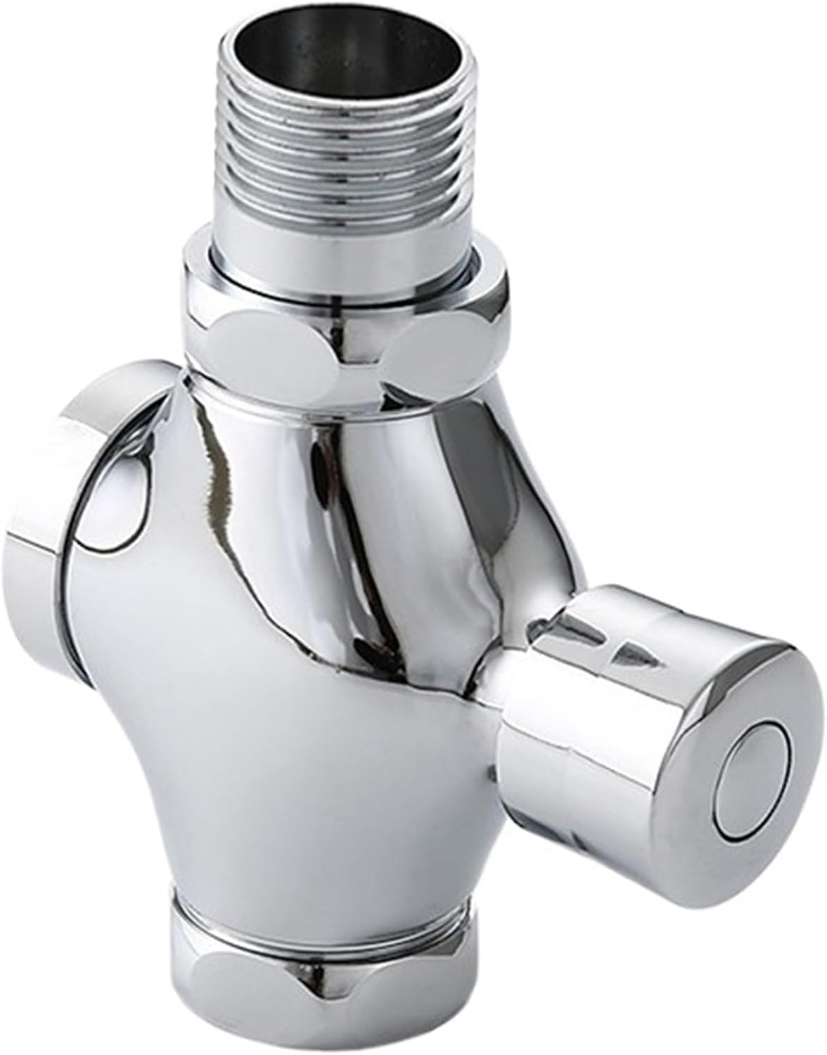 Toilet Flush Valve Copper Flushing Valve Hand Pressed Self Closing Flushing Valve Urinal Flushing Bathroom Sanitary Accessories