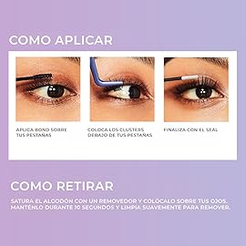 KISS Falscara DIY Eyelash Extension Wispy Wisps - Featherlight Synthetic Reusable Artificial Eyelashes Multipack of 24 Mini Lash Clusters for that Authentic Eyelash Extension Look