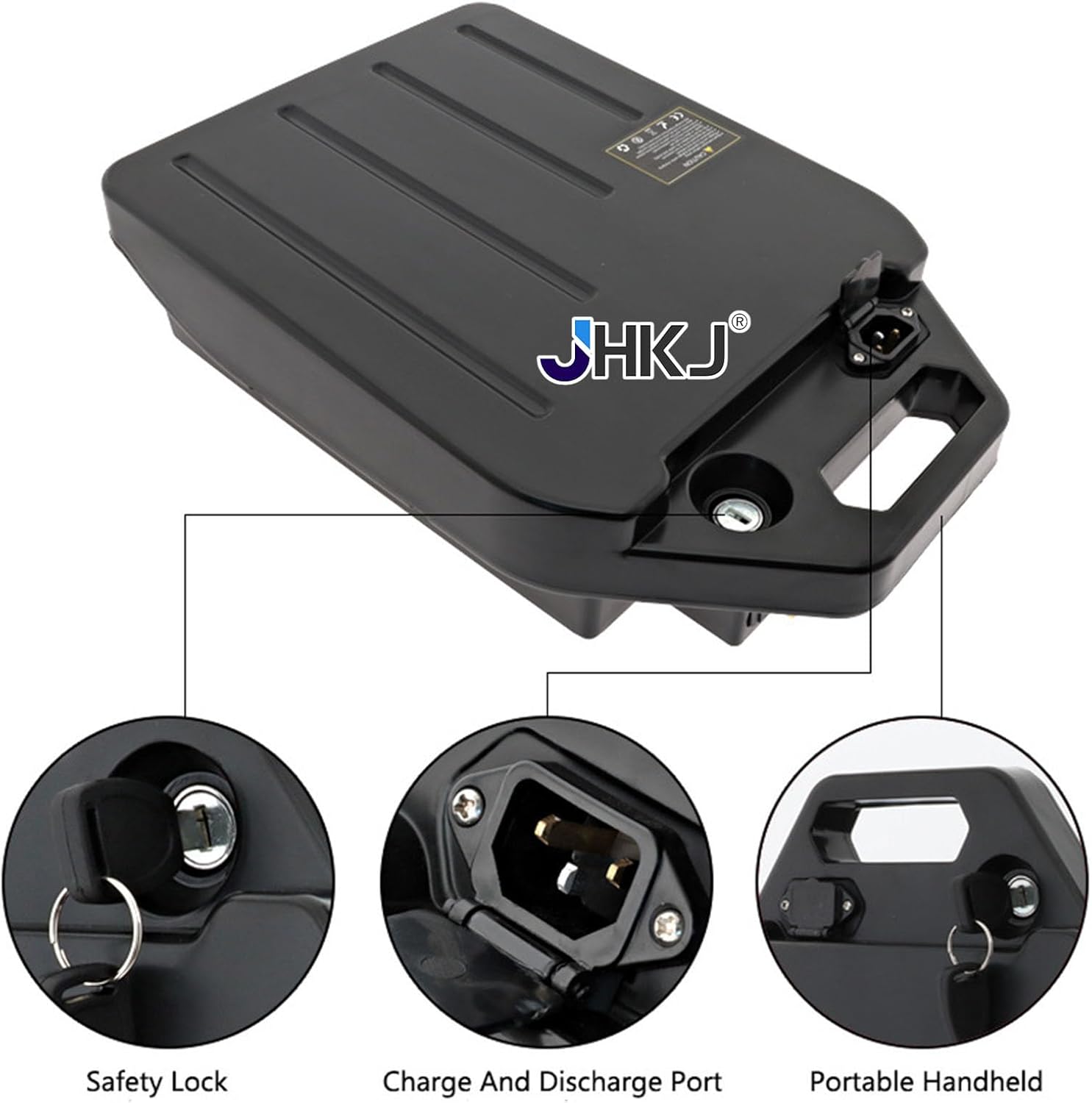 48V Electric Vehicle Lithium Batteries 60V Large Capacity Battery 8Ah 10.4Ah 15.6Ah Removable E-Motorcycle Battery with Charger