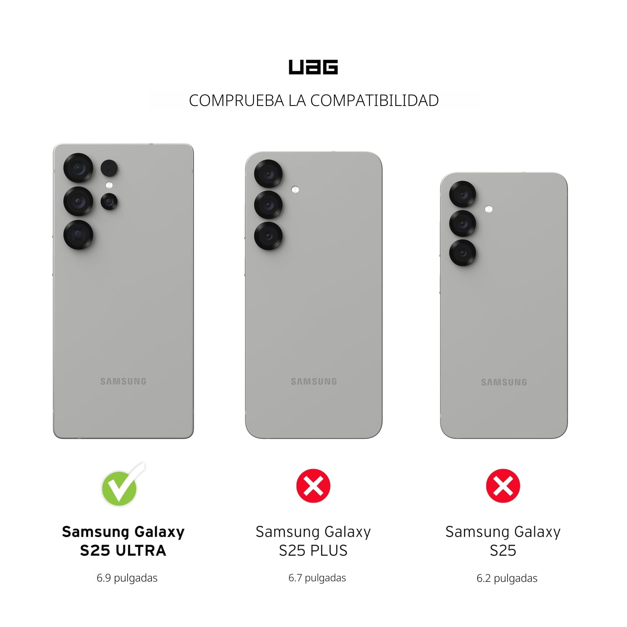 URBAN ARMOR GEAR UAG Monarch Pro - Carcasa Samsung Galaxy S25 Ultra de 6.9 pulgadas, compatible con carga magnética, funda protectora con pruebas militares contra caída, resistente, Kevlar Mallard
