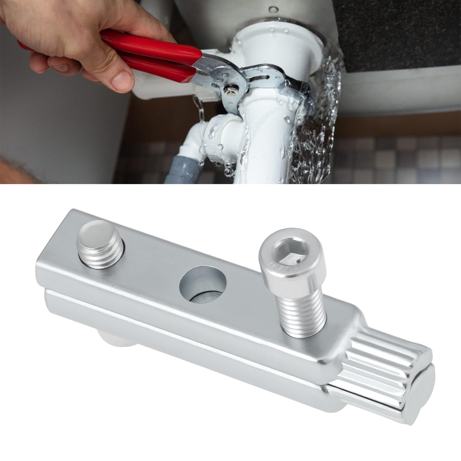 Create idea 2 Kits Stripped Screw Extractor Set including Wrench for 1/2 inch and 3/4 inch Pipes Damaged Screws Broken Bolts Water Pipe Removal - Image 3