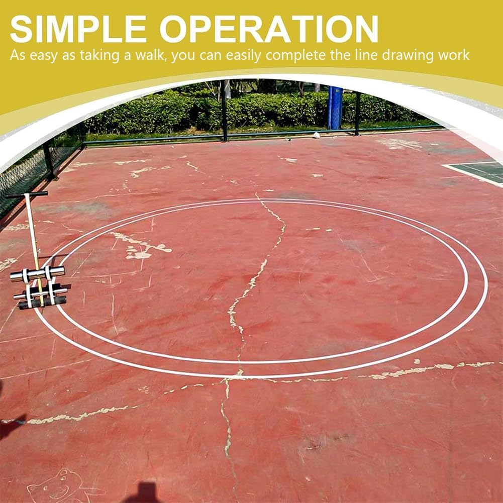 Parking Lot Line Tape Machine, Playing Field Line Striping Machine, Floor Tape Applicator, Playing Field Tape Line Striping Machine, Court Line Striping Machine for Basketball Court