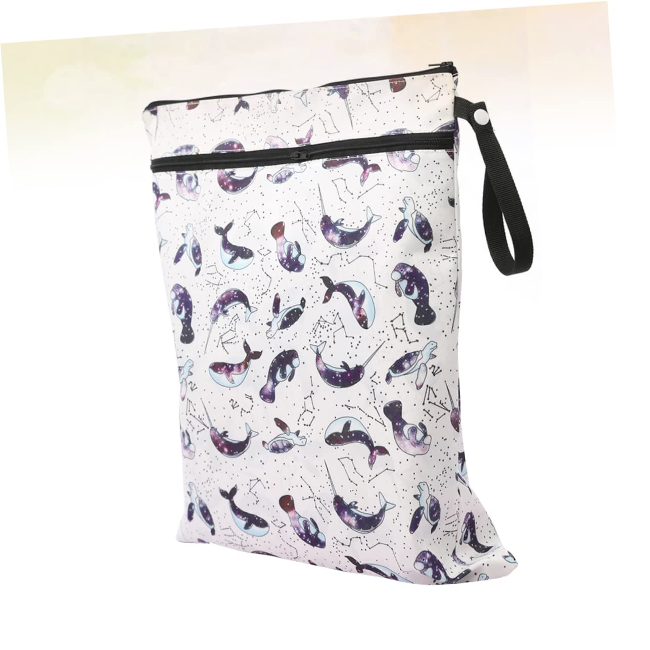 ibasenice 3piezas Bolsa De para Bebés Contenedor De Almacenamiento Reutilizable Pouch Multifuncional para Interior y Exterior Diseño De Dibujos Animados