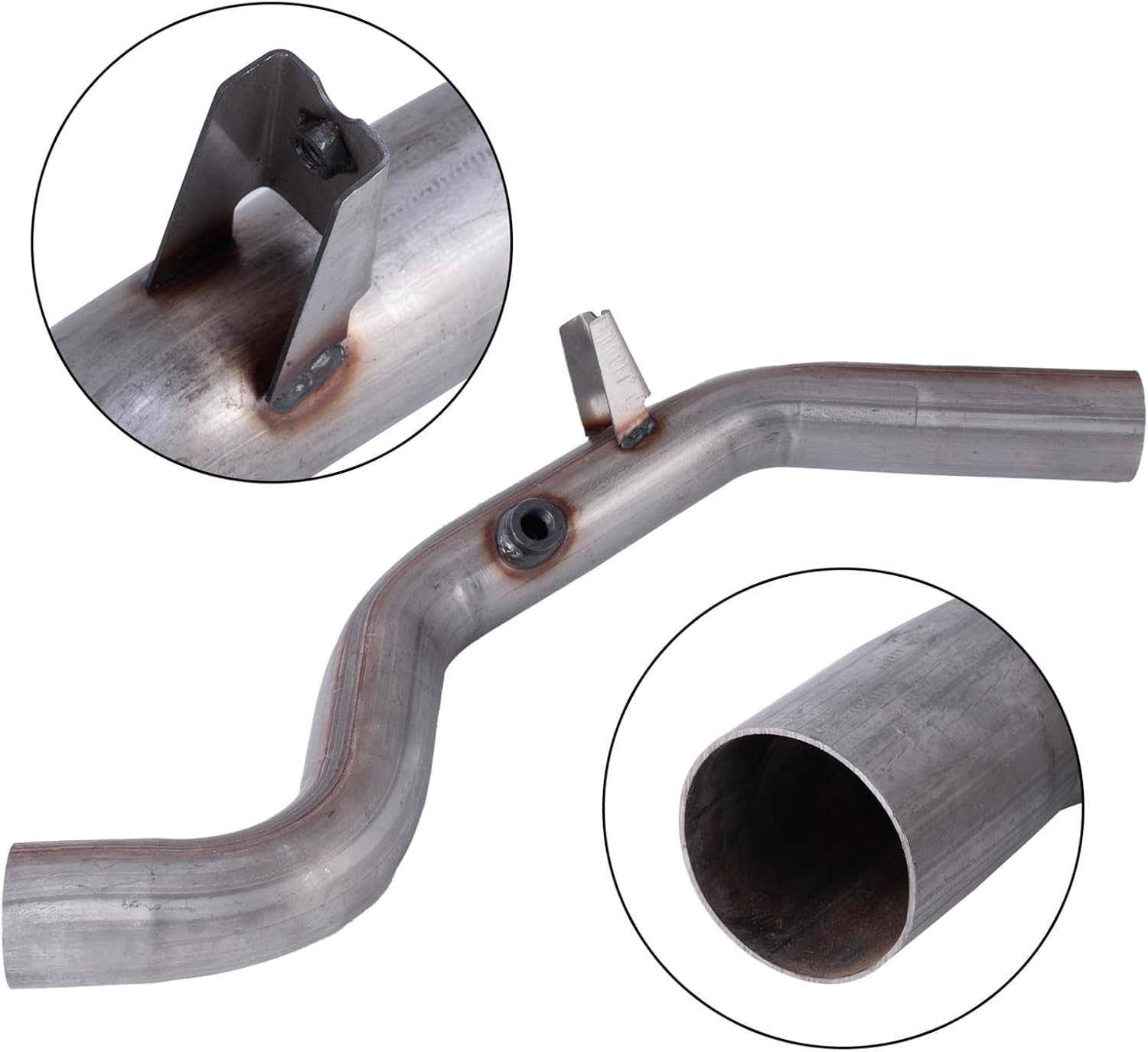 Left + Right Catalytic Converter Pipeline Fit for Land Rover Range Rover Sport 2014-2020 5.0L V8, High Flow Exhaust System Replacement Part