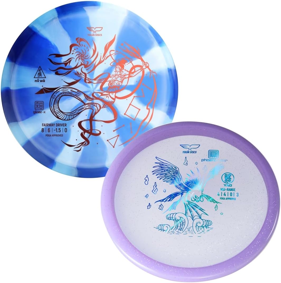 Yikun Professional Disc Golf Distance Driver Nvwa and Mid Range Disc Golf YAO