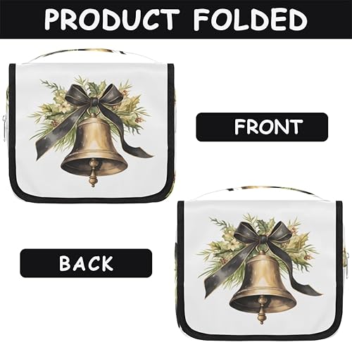 Miniatura 6 de Christmas Fun Design Toiletry Bag for Women, Travel Makeup Organizer with Hanging Hook, Traveling Cosmetic Bags for Toiletries Accessories