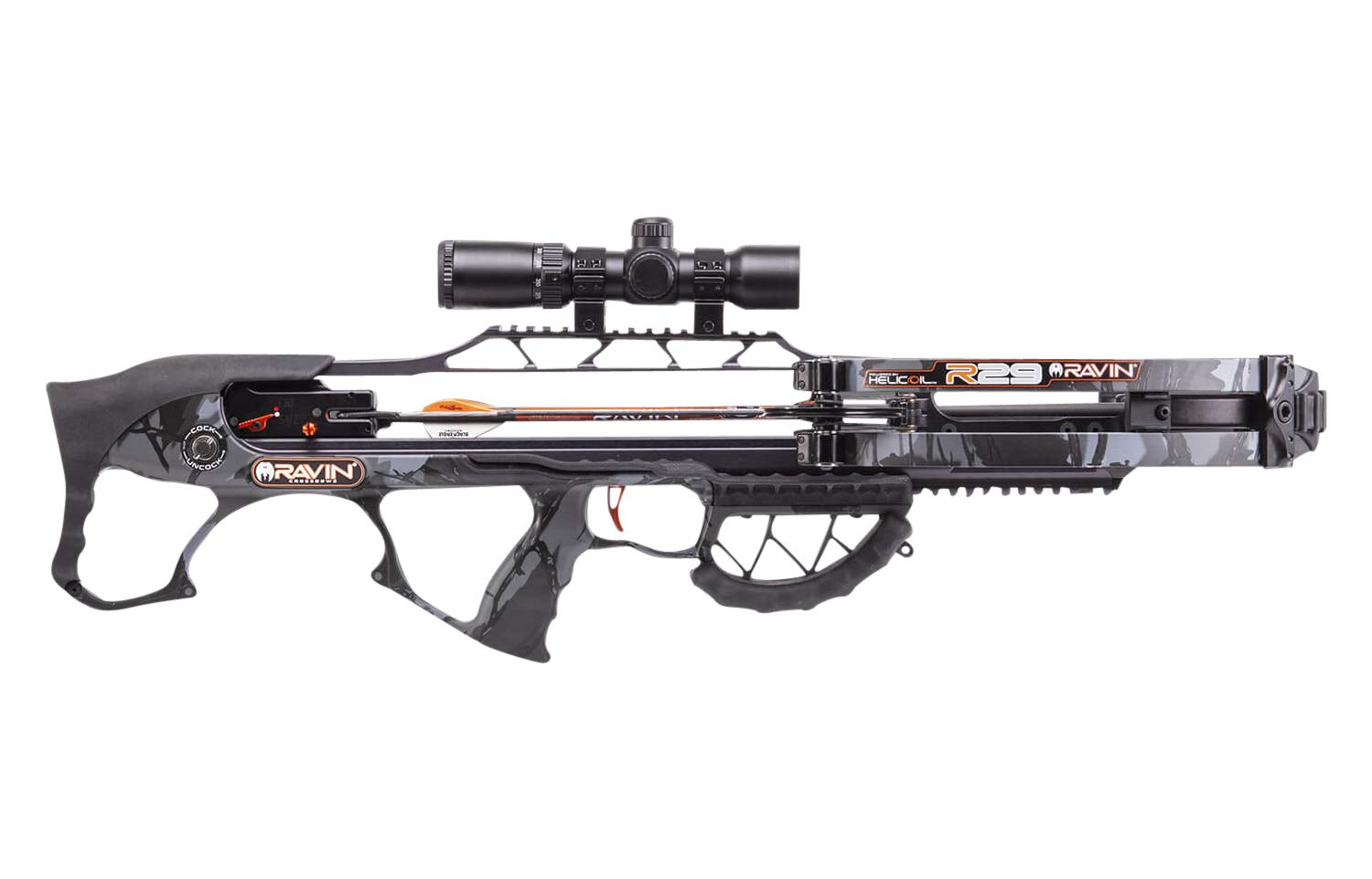 Ravin Crossbows R29 430 FPS Crossbow (Predator Camo) Basic Bundle (5 Items)