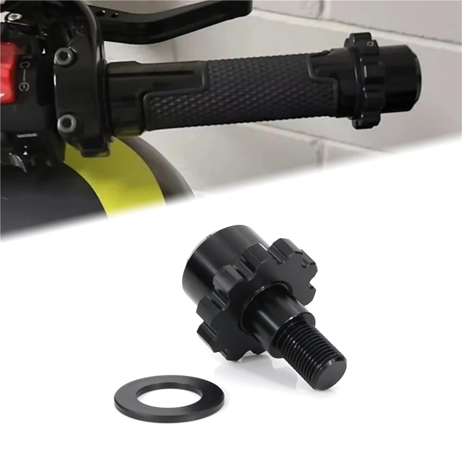 MKBHD Bloqueo del acelerador, control de crucero, abrazadera del acelerador, barra de asistencia, compatible con Yamaha FZ6R, FZS1000, Fazer, MT07, FZ07, FZ09, MT09, XSR 700, FZR600