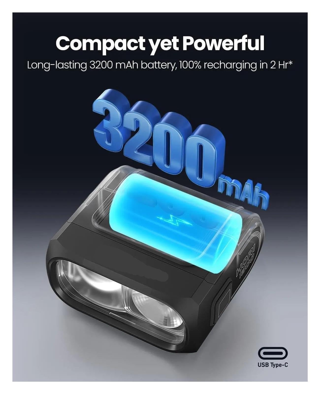 1 luz de Bicicleta de Doble Montaje Hori 1300.