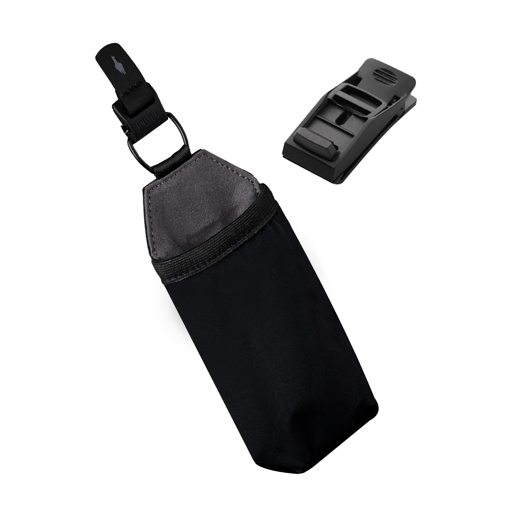 ALPAKA HUB Sunglasses Pouch - Soft Sunglasses Pouch for Men and Women, Portable Glasses Pouch Fits Most Regular Eyewear, Microfiber-Lined Eyeglass Case with HUB Magnetic Clip, 840D Nylon