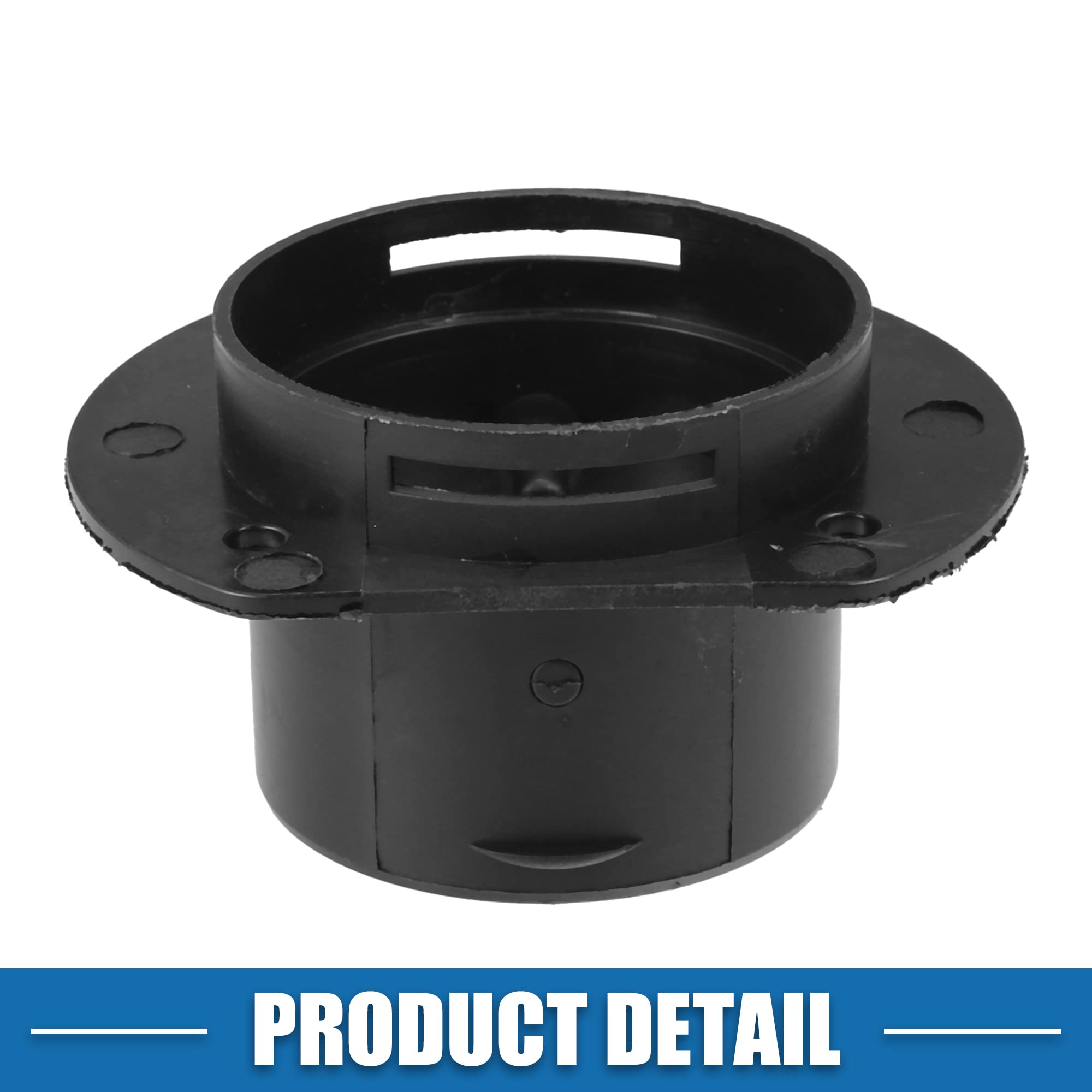 Conector De Tubería De Aire Para Coche - Adaptador De 75mm A 90mm | Negro, Plástico Resistente | Reemplazo Para Conducto De Calefacción