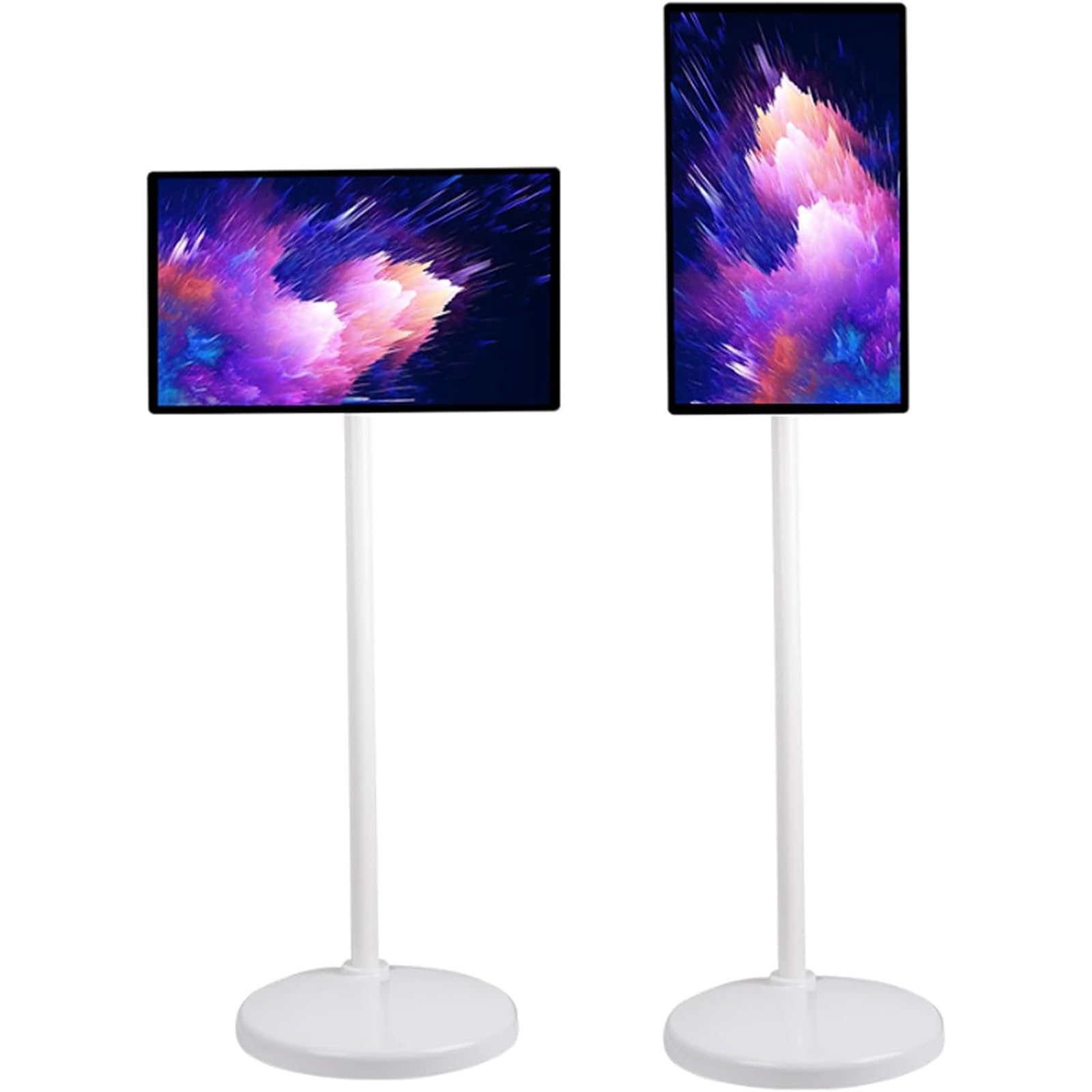 23.8/32 Pulgadas FHD Generación Televisor Portátil Inteligente Con Sistema Operativo Android, Certificado EDLA, Cámara Web De 20 MP Y Rotación Completa, Control Remoto Por Voz(8+128G,23.8'')