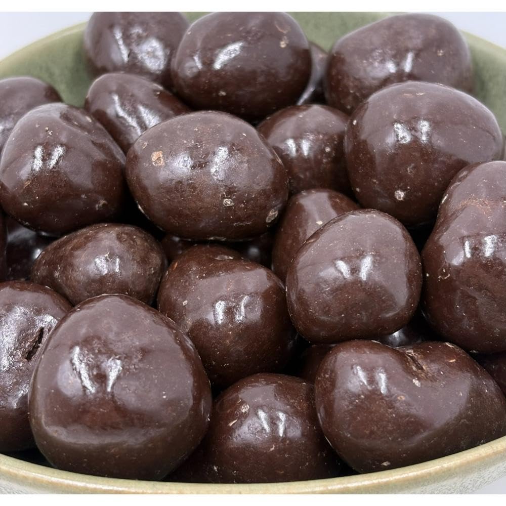 NULTHY 500g - Fresas Enteras Liofilizadas Bañadas en Chocolate Negro Puro, Snack Gourmet Crujiente, Contraste Dulce y Amargo