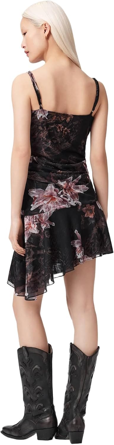 AllSaints Bea Mesh Mini Dress