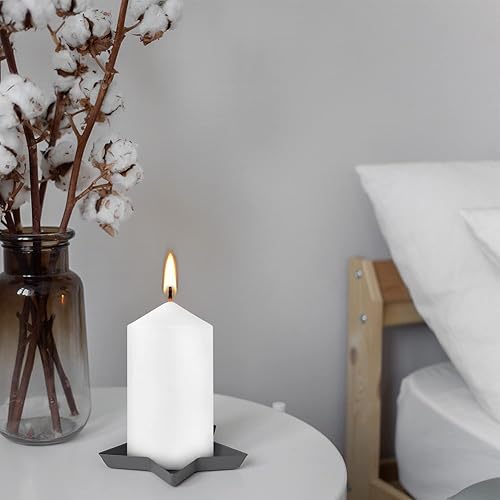 Miniatura 7 de Velas de Pilar Altas Blancas 2x4, Juego de 20, Sin Perfume. Compra al Por Mayor. Ideal para Boda, Linternas de Emergencia, Spa, Aromaterapia, Fiesta