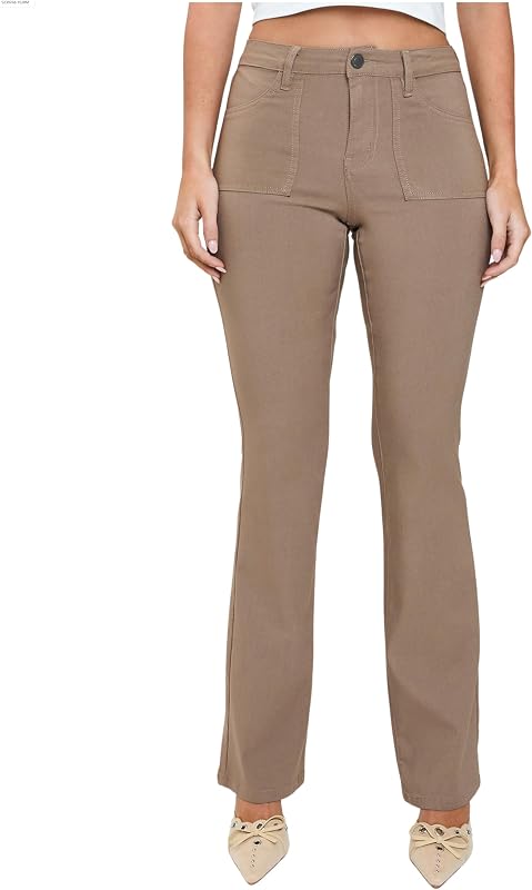 YMI Jeans Women's Hyperstretch Mid Rise Bootcut Pants