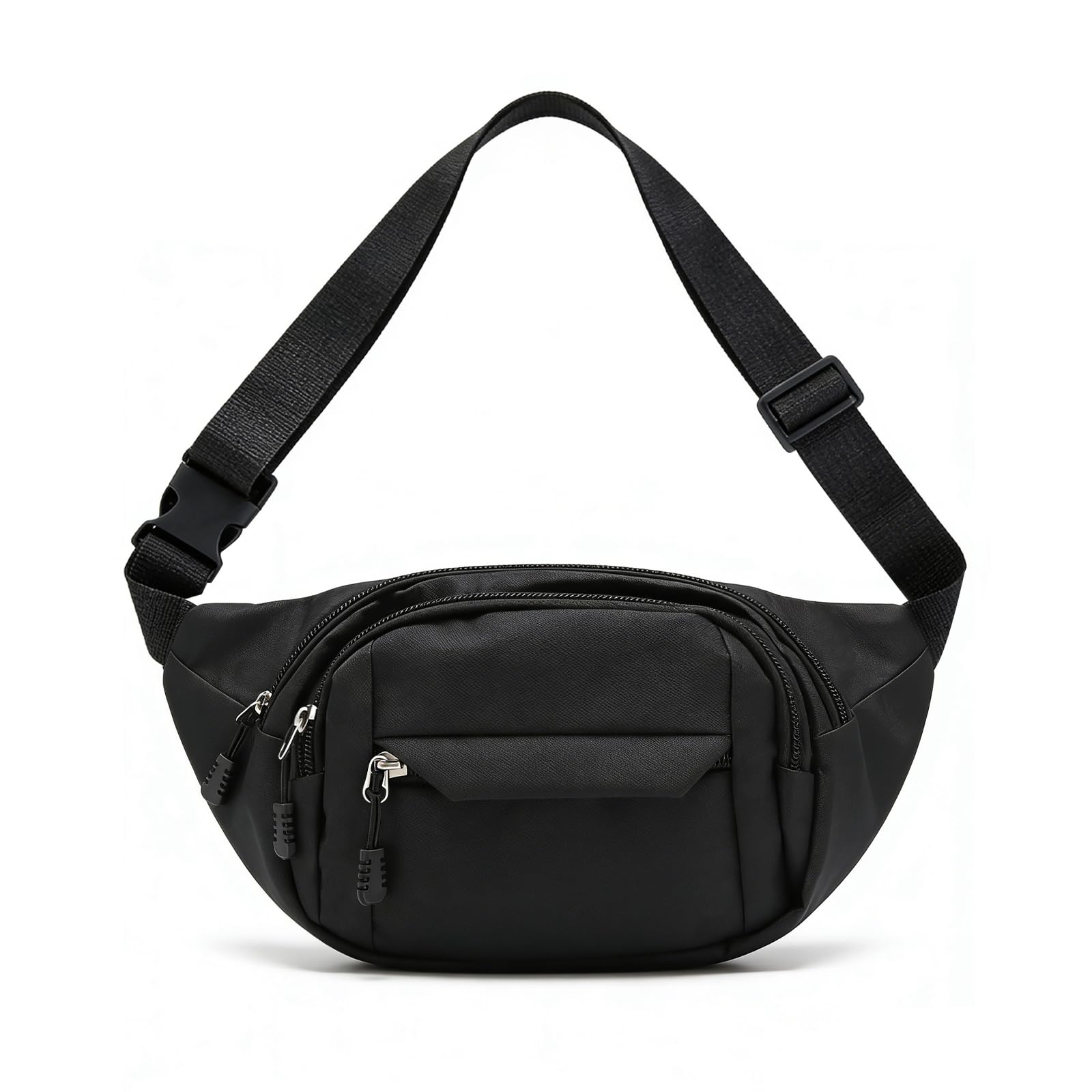 Energather Bum Bags, Black, Oxford Material Fanny Pack(Black)