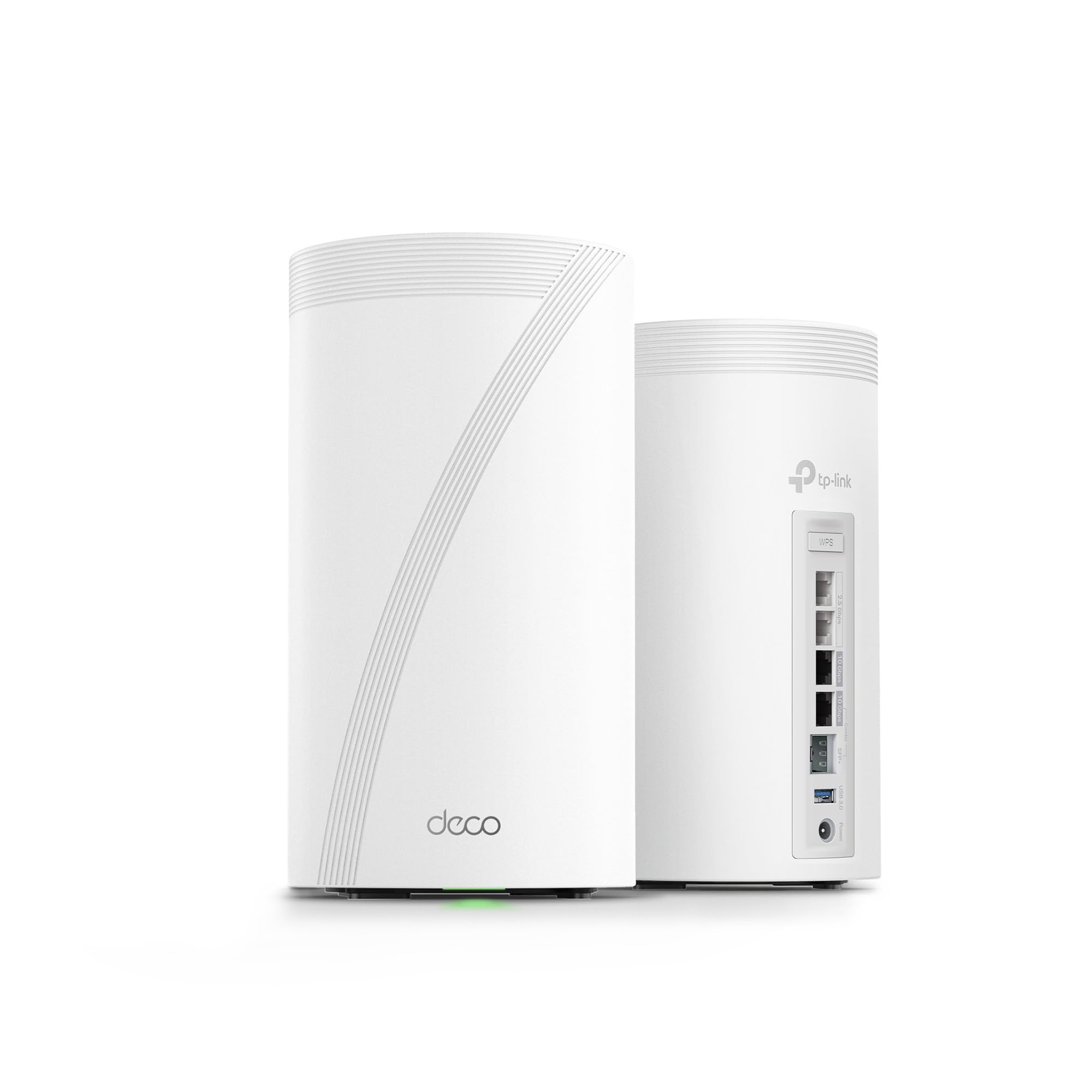 TP-Link Deco BE33000 Quad-Band WiFi 7 Mesh System (Deco BE95) for Whole Home Coverage up to 7800 Sq.Ft with AI-Driven Smart Antennas, 10G Multi-Gig Ethernet ports, Replaces Router and Extender(2-pack)