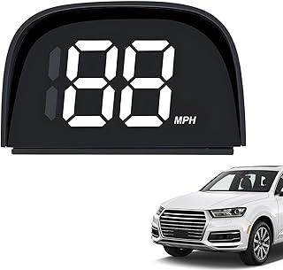 Universal LED Digital Tachometer, Head Up Speed Display, Waterproof Digital GPS Speedometer, Car Hud GPS Speedometer, Mileage Measurement, Universal Hud Speedometer For All Vehicle and Bicycle