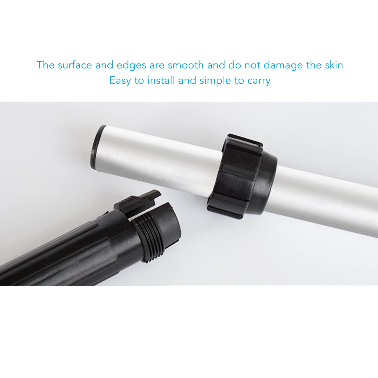 Akozon Conector de Paleta para Kayak, 2 Uds., Conectores de Eje de Remos de Plástico para Bote Inflable