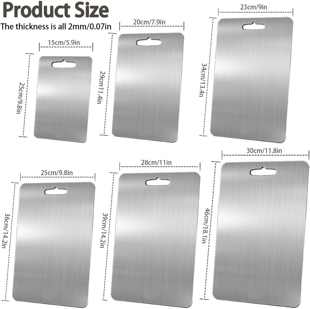 Amazon | ヤマトまな板 ヤマトチタンまな板 ヤマト純チタンまな板 キッチン用 両面食品グレードまな板 傷に強いまな板  (M~13.4×9インチ) | Venyieys | まな板・カッティングボード 通販 チタンまな板、キッチン用チタンまな板、両面食品グレードチタンまな板、安全で耐久性があり、お手入れが簡単、多目的まな板に最適、家庭のキ