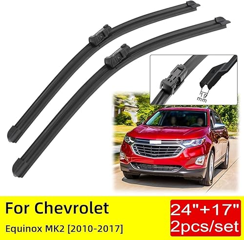 Miniatura 2 de Compatible con Chevrolet Equinox MK2 2010 2011 2012 2013 2014 2015 2016 2017 Escobillas limpiaparabrisas, accesorios de cortador