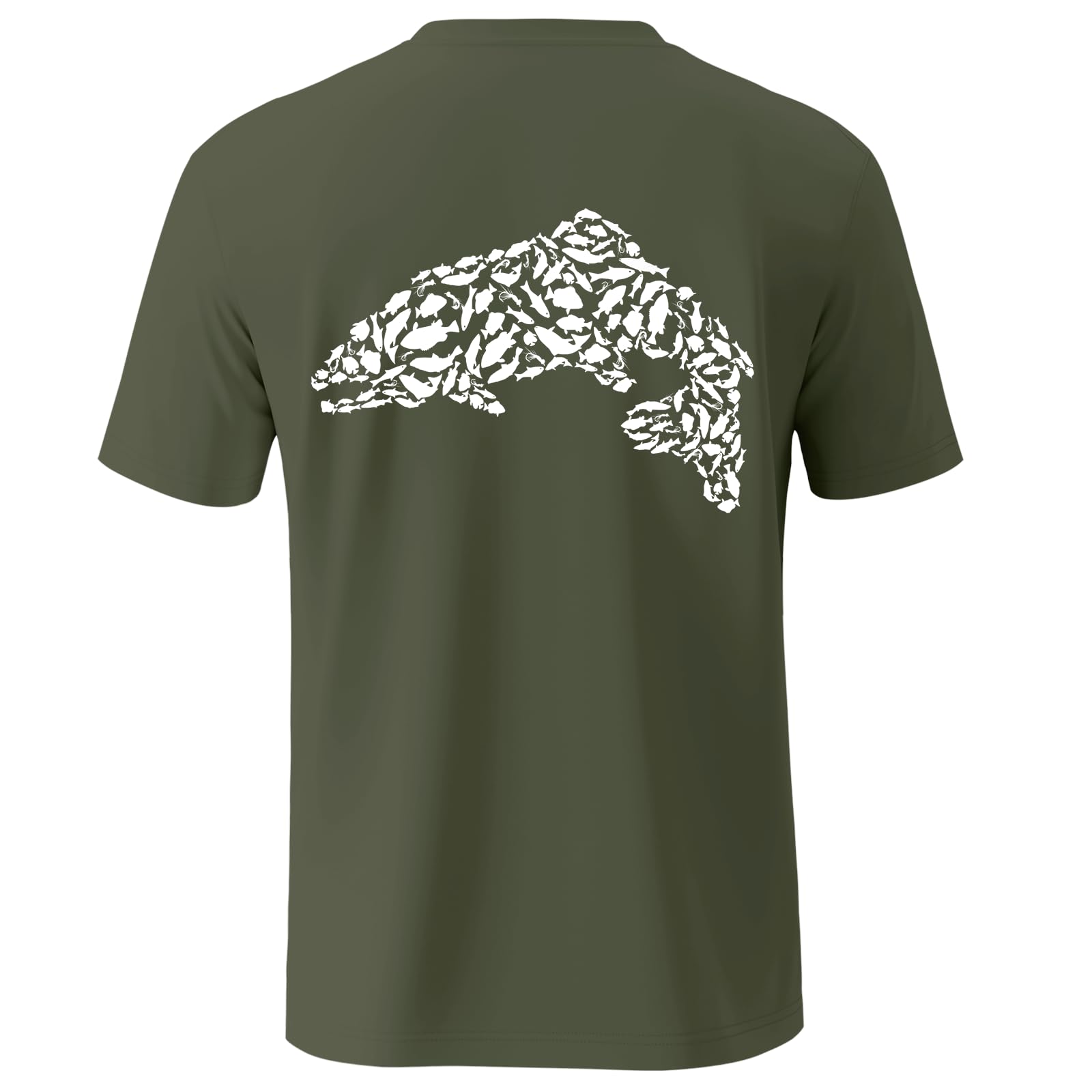 Palmyth Fishing Shirts for Men Short Sleeve Sun Protection T Shirt UPF 50 Quick Dry Tee