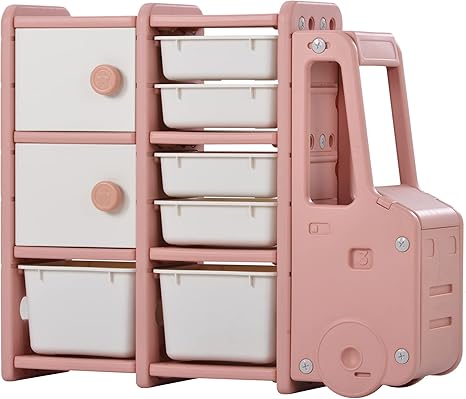 Amazon Co Jp かわいい おもちゃ箱 オモチャ収納 収納ケース おしゃれ 車 分類収納 Mサイズ くすみピンク ホーム キッチン Amazon Co Jp かわいい おもちゃ箱 オモチャ収納 収納ケース おしゃれ 車 分類収納 Mサイズ くすみピンク ホーム キッチン