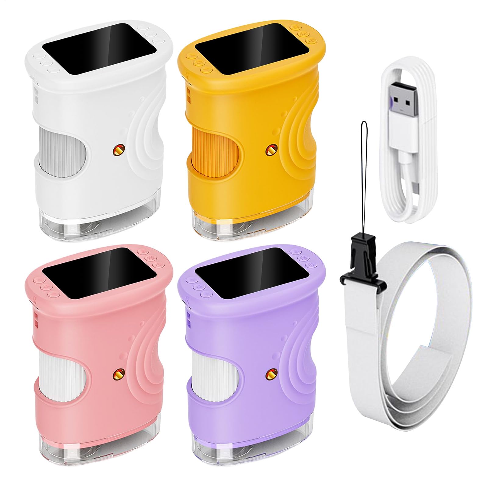 Microscopio Infantil de Mano Juguete Educativo Recargable X