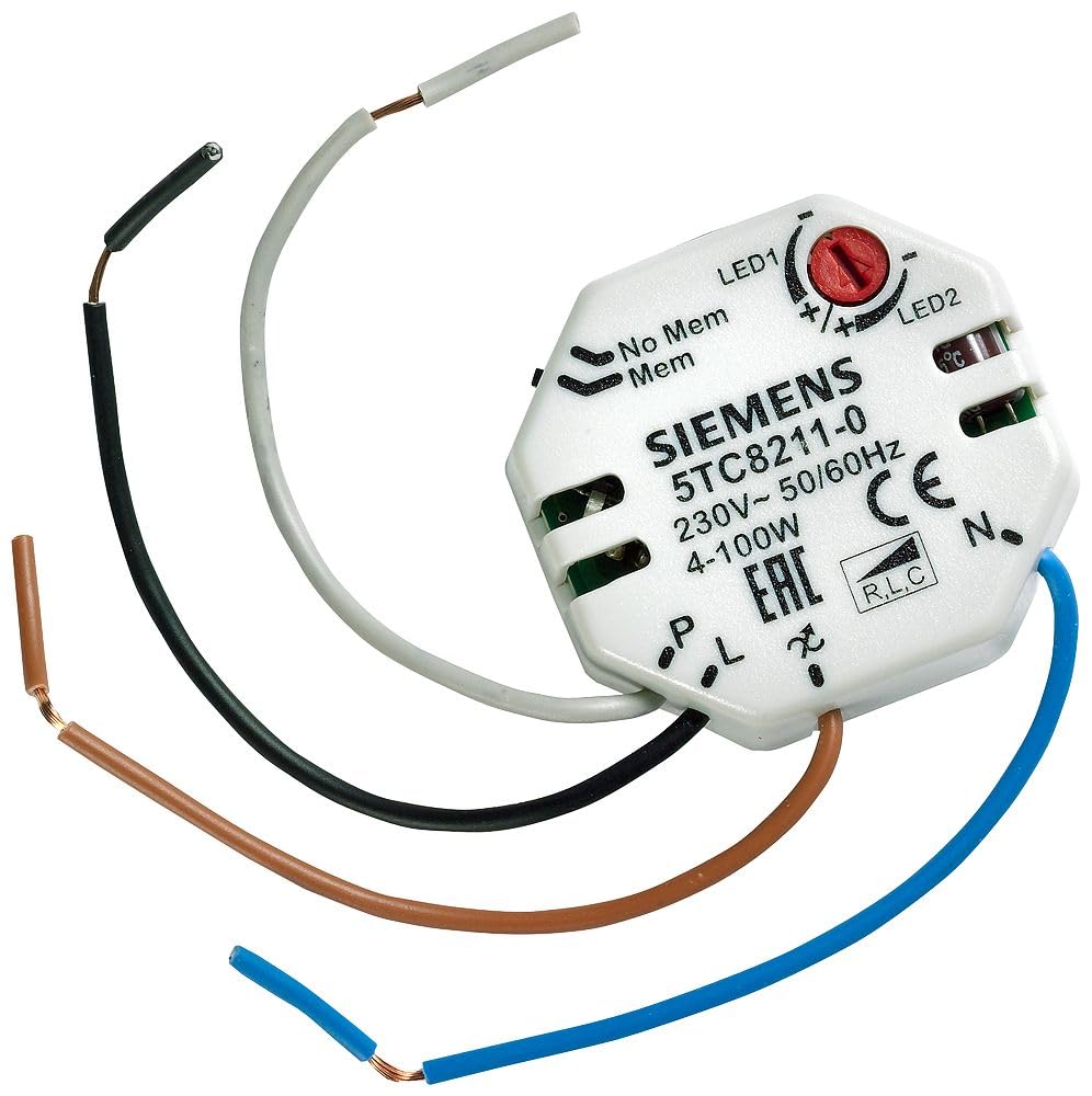 5TC8211-0-DIMMER FUR JUSTIERBARE LED LAMP und ELEKTRONISCHEN TRAFOS MAX:100W