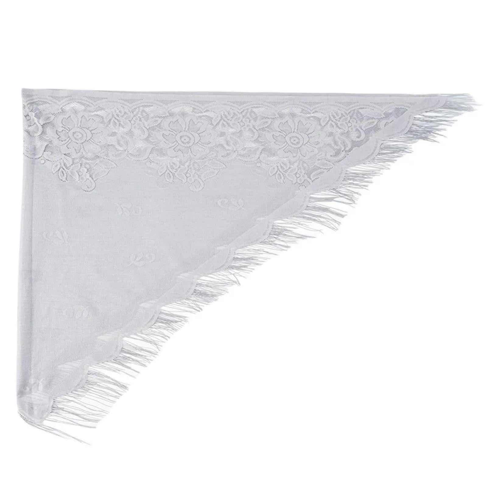 SiVaji Bufanda Mujer Chal Abrigos Chales Bufanda De Encaje Chal Chal De Velo Triangular Floral para Mujer Bufanda De Fiesta Boda