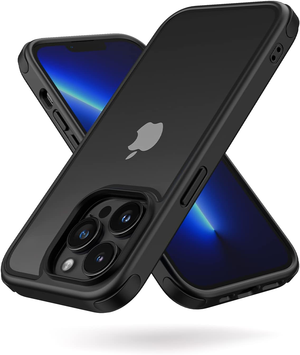 MobNano Ultra Hybrid Durchsichtig Hülle für iPhone 13 Hülle, iPhone 14 Hülle Stoßfest Bumper
