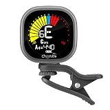 Cherub WST-675 Guitar Tuner Clip-On Rechargeable with Color...