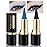 evpct 2Pcs Light Dark Blue Gel Eyeliner Pencils Eye Black Face Paint Stick Lipstick Halloween Makeup Set Waterproof Smudge Proof Eyeliner Pen Crayon Smokey Eye delineador de ojos contra el agua