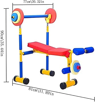 Stationary Kids Exercise Bikes Fitness Adjustable Seat Exercise Bike Equipment Treadmill for Boys Girls Age 3-12 Years Childrens Fitness Exercise Equipment