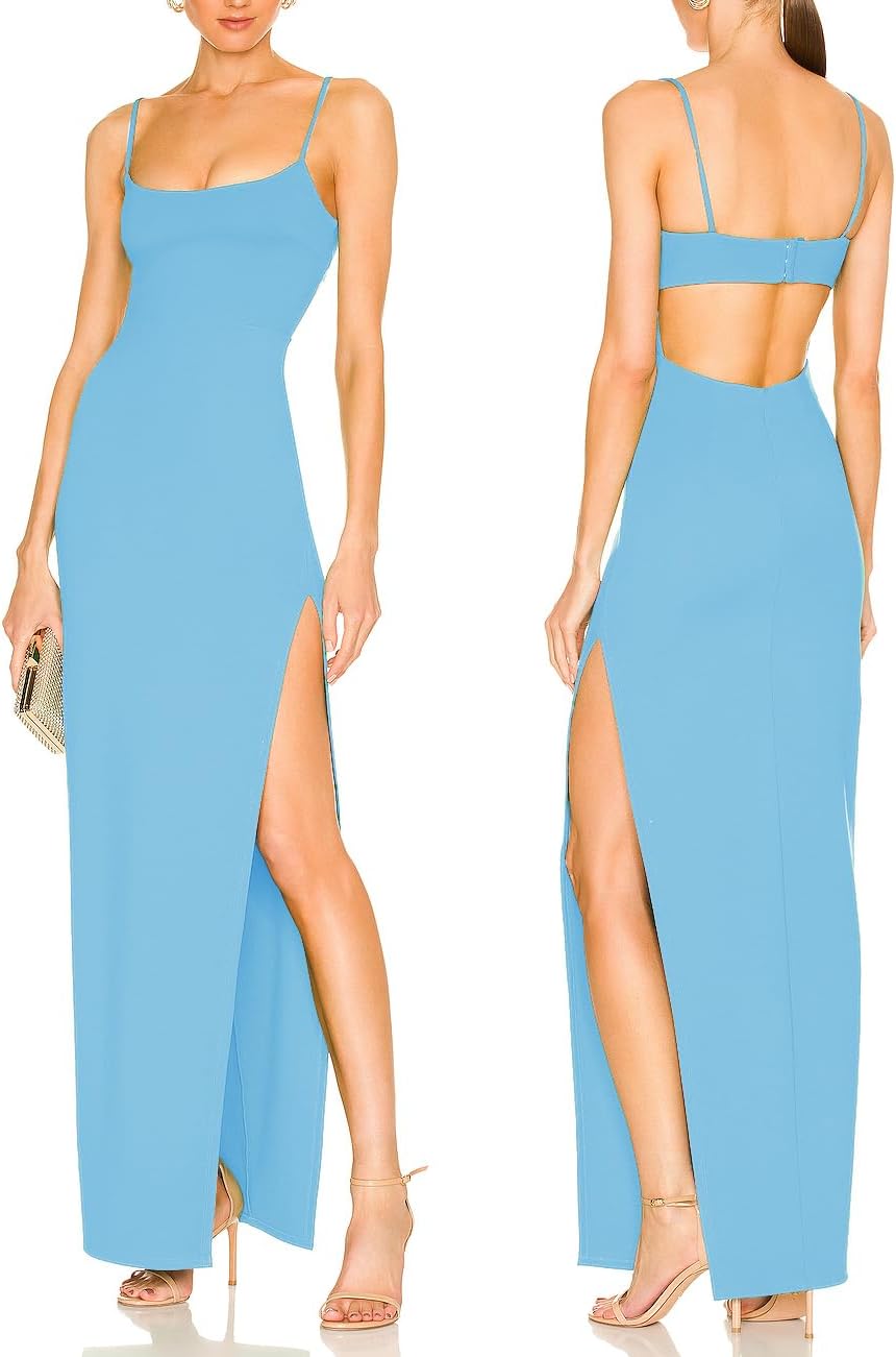 Amazon.com: JLCNCUE Women's Sexy Backless Spaghetti Straps
