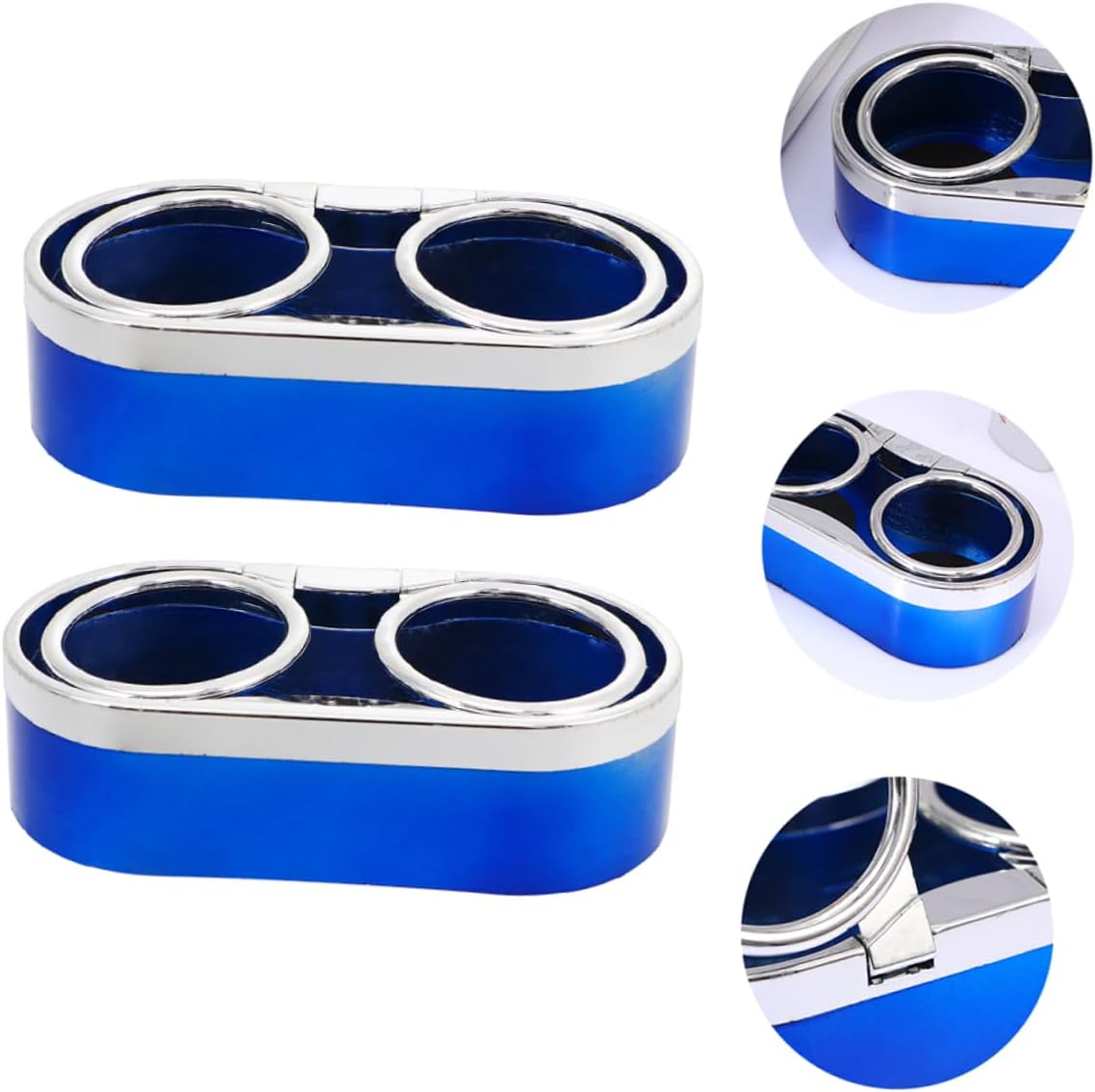 2Pcs Car Drink Holder Double Beverage Holder for Water Bottle and Cups Auto Drink Bottle Cup Holder Expander for Cars Trucks and Suvs