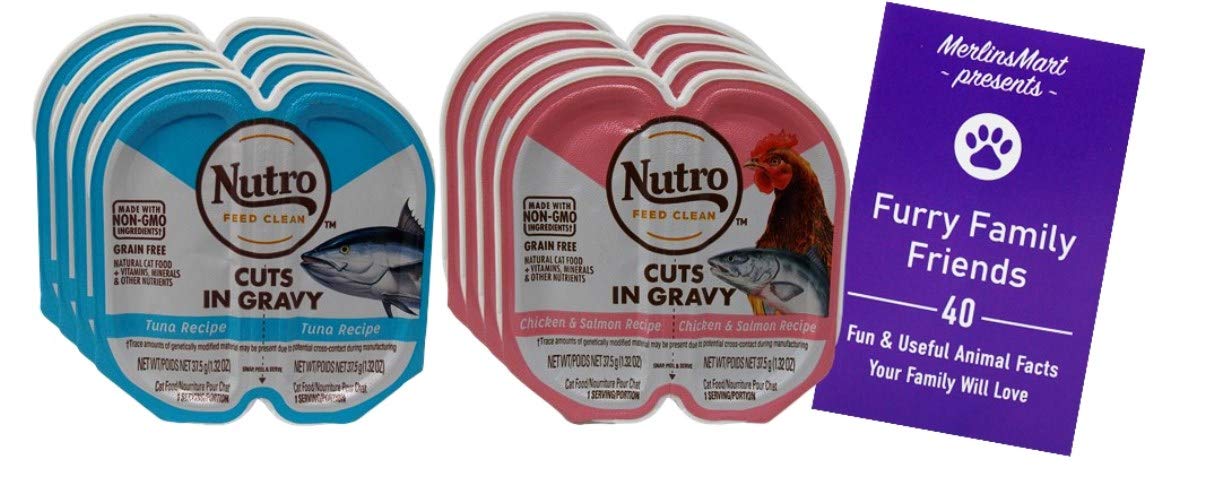 Buy Nutro Feed Clean Grain Free Cuts in Gravy Cat Food 2 Flavor 8 Can