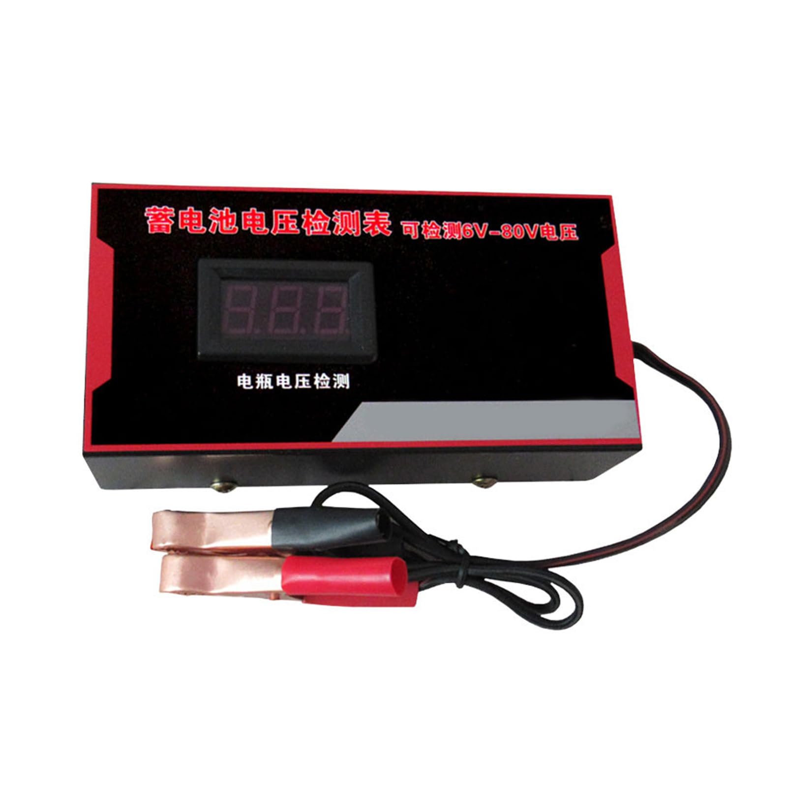 Accuracy 6V 80V Battery Electric Detectors Battery Tester for Electric Bikes Motorcycles & Mobile Scooters Guide Acid Potential Meter