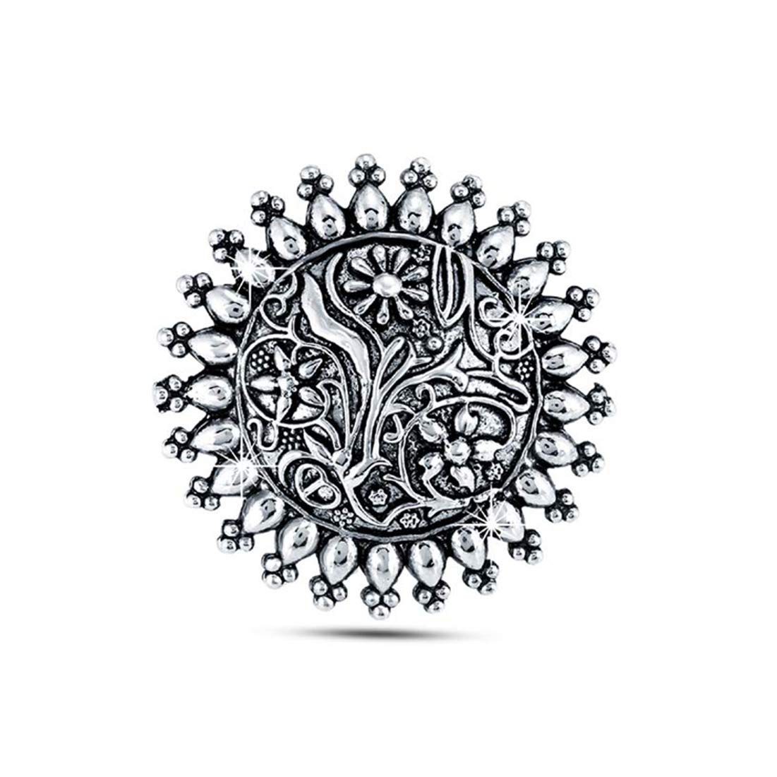 Desire Collection Oxidised Finger Rings German Silver Plated Rings for Girls Women (Style 4) (B07X58M8V7) Amazon Price History, Amazon Price Tracker