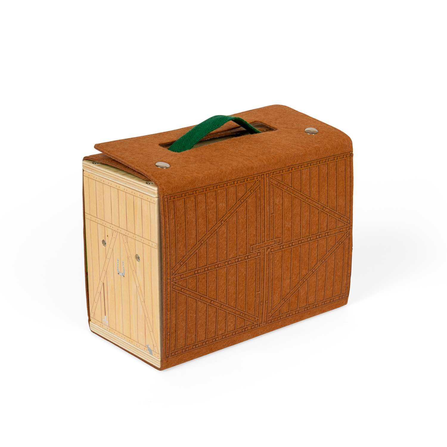 Bigjigs Toys Farm On The Go - Juego portátil de madera para niños, juguete de viaje con animales de granero, agricultores y tractores, juego interactivo para las vacaciones, divertidos juegos