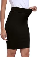 Cheapestbuy Women's High Waisted Stretch Bodycon Pencil Mini Skirt for Business Casual Office Wear - Soft & Comfy S-XXL
