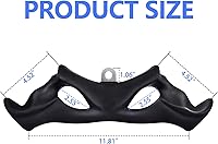 Vista 6 de HXD-ERGO LAT Pulldown Attachments-LAT Pull Down Bar with Ergonomic Grips, Bicep Tricep Bar Pushdown Cable Attachment for Gym, Muscle Exercise, Negro