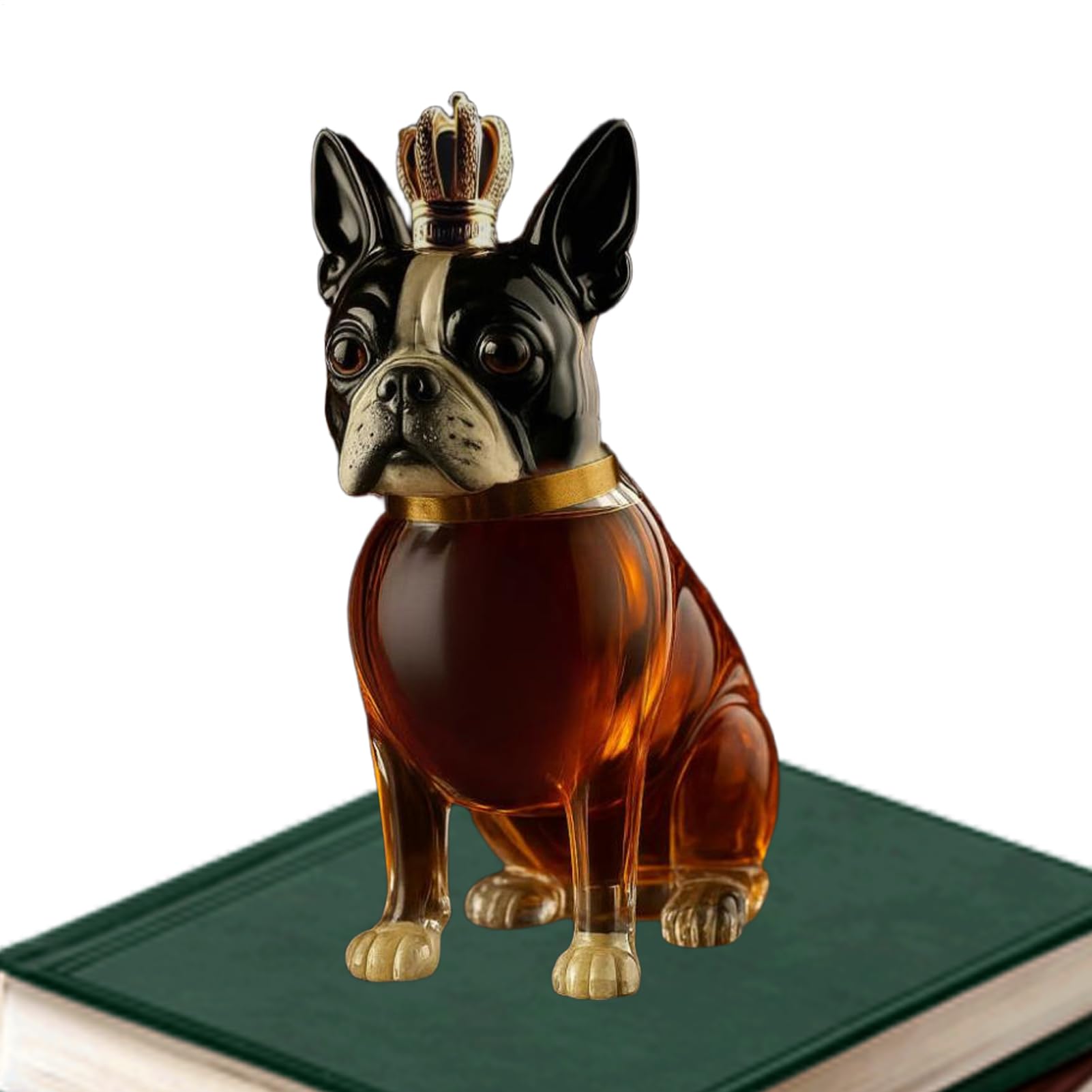 Carafe à whisky en forme de chien bouteille à liqueur en verre de 320 ml pour cocktail