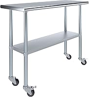 Vista 643 de Mesa de trabajo de acero inoxidable, mesa de metal