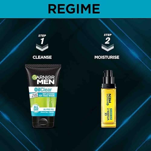 Miniatura 6 de Garnier Lavado facial transparente al aceite para hombre, 3.53 oz 3.53 oz